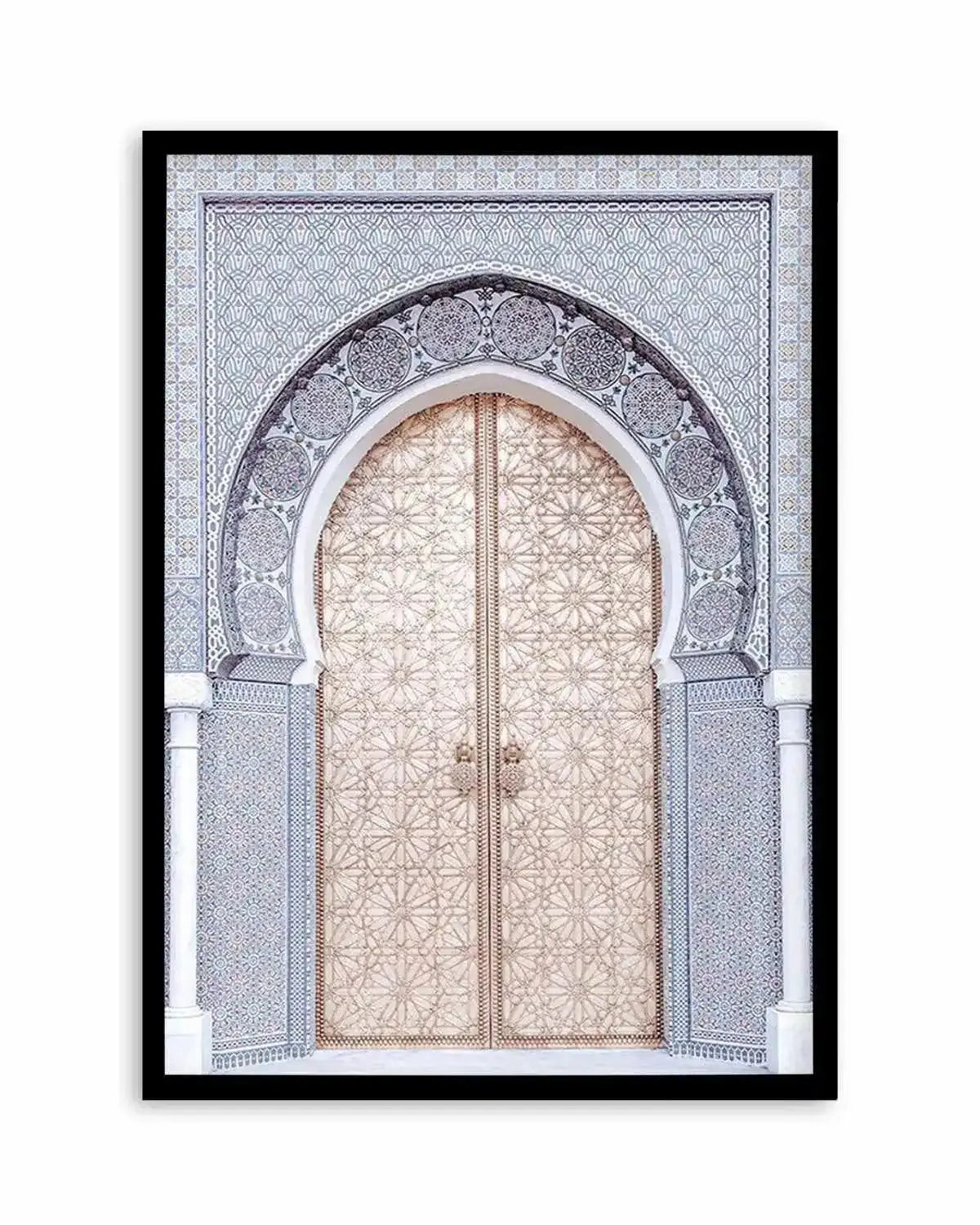 The Blue Arch | Morocco Art Print from Olive et Oriel where you can shop wallpaper and artworks online