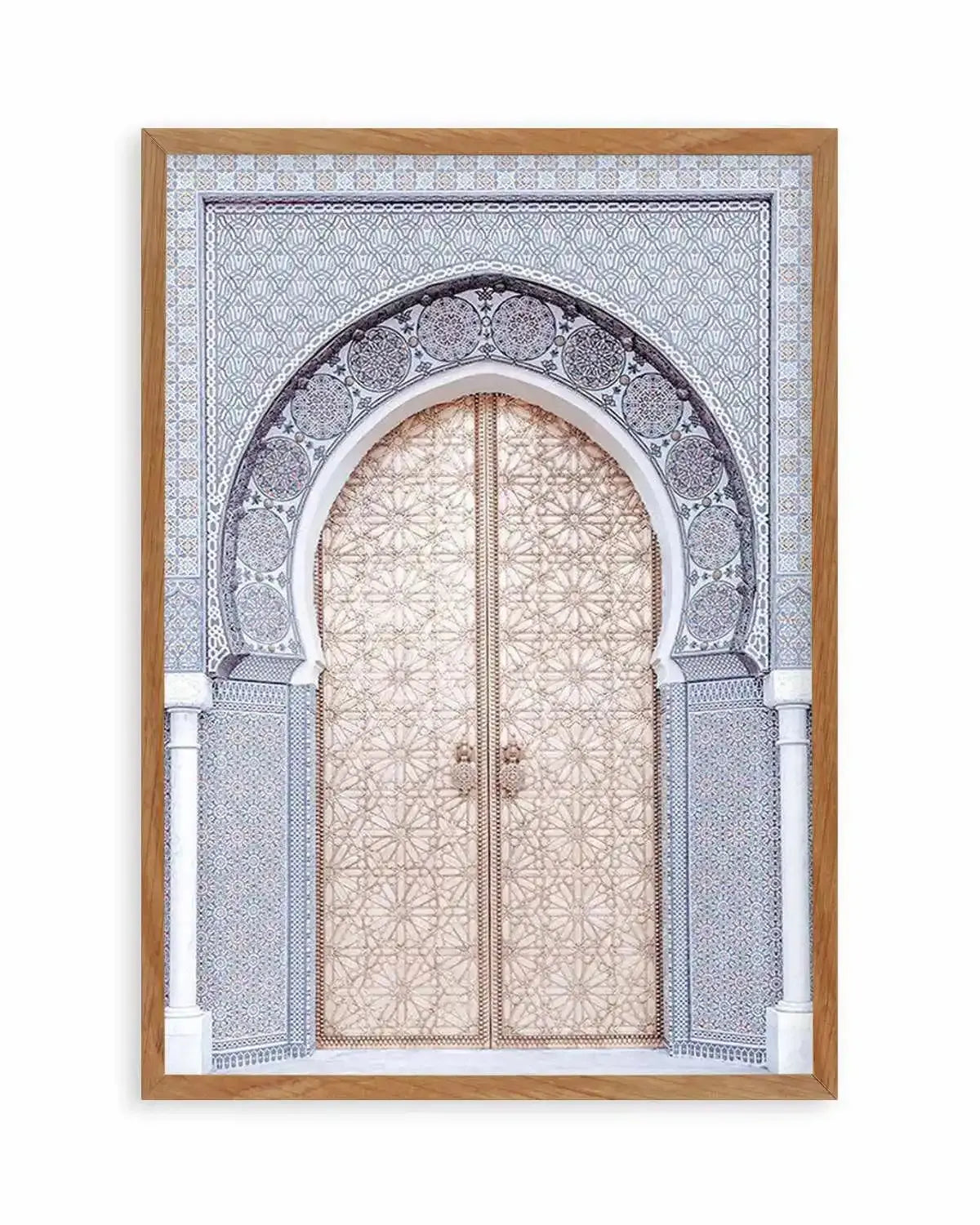 The Blue Arch | Morocco Art Print from Olive et Oriel where you can shop wallpaper and artworks online