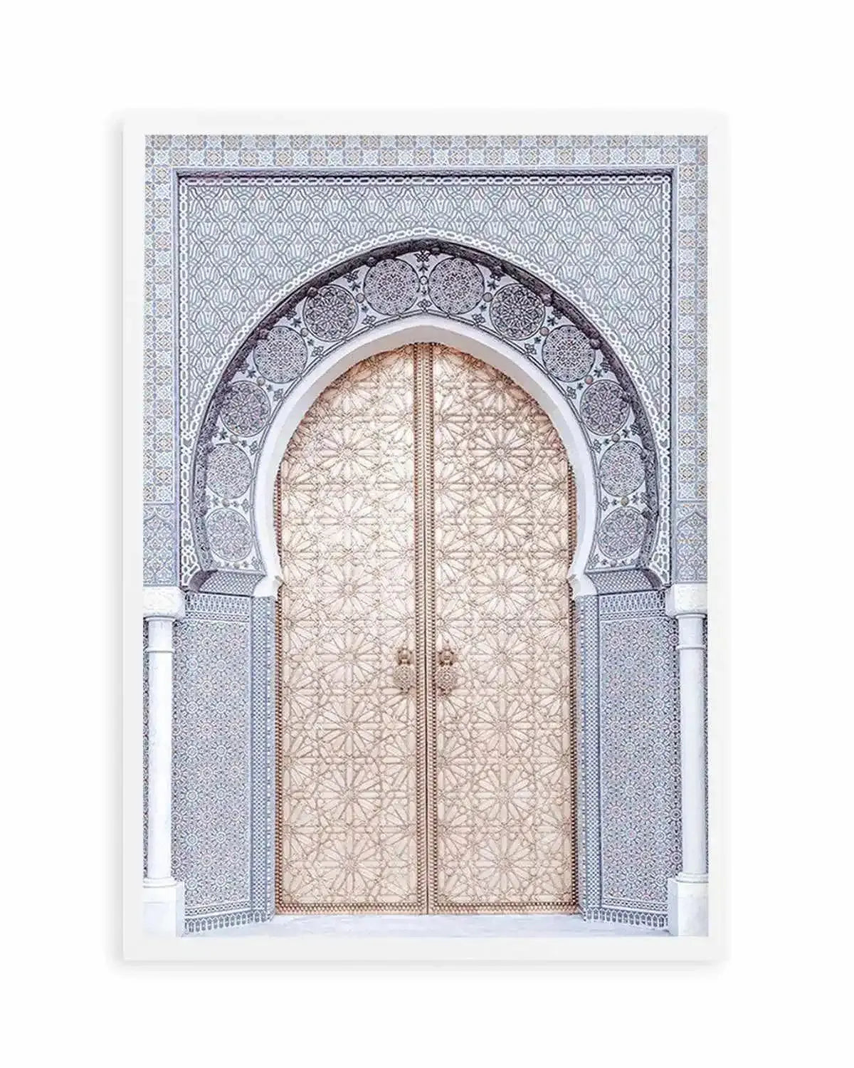 The Blue Arch | Morocco Art Print from Olive et Oriel where you can shop wallpaper and artworks online