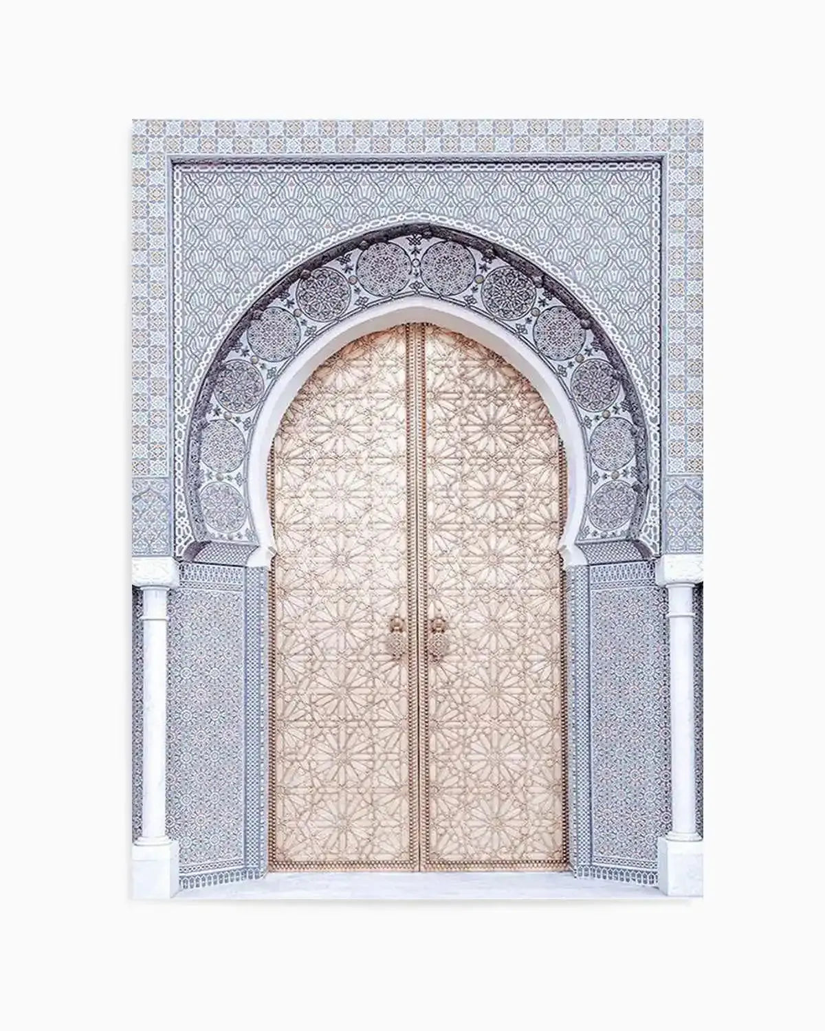 The Blue Arch | Morocco Art Print from Olive et Oriel where you can shop wallpaper and artworks online