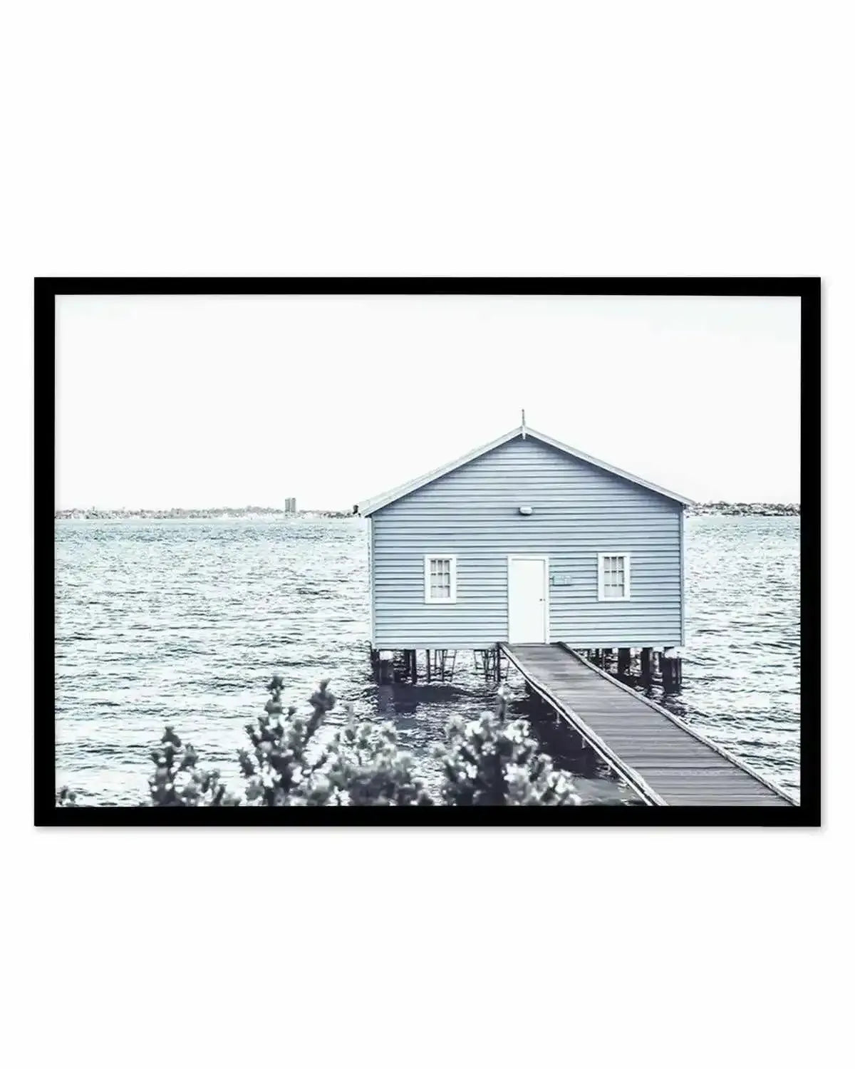 The Boathouse | WA Art Print from Olive et Oriel where you can shop wallpaper and artworks online