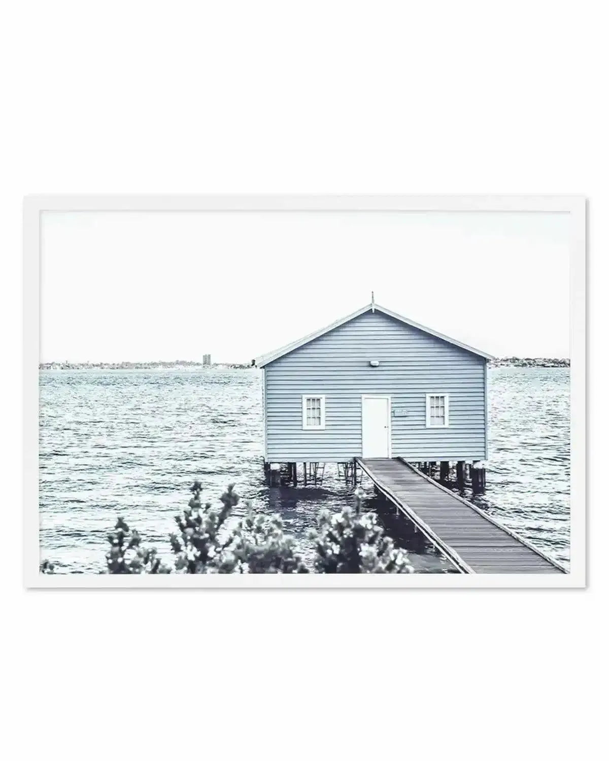 The Boathouse | WA Art Print from Olive et Oriel where you can shop wallpaper and artworks online