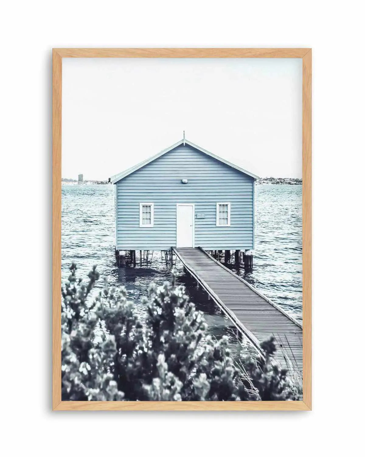 The Boathouse | WA Art Print PT from Olive et Oriel where you can shop wallpaper and artworks online