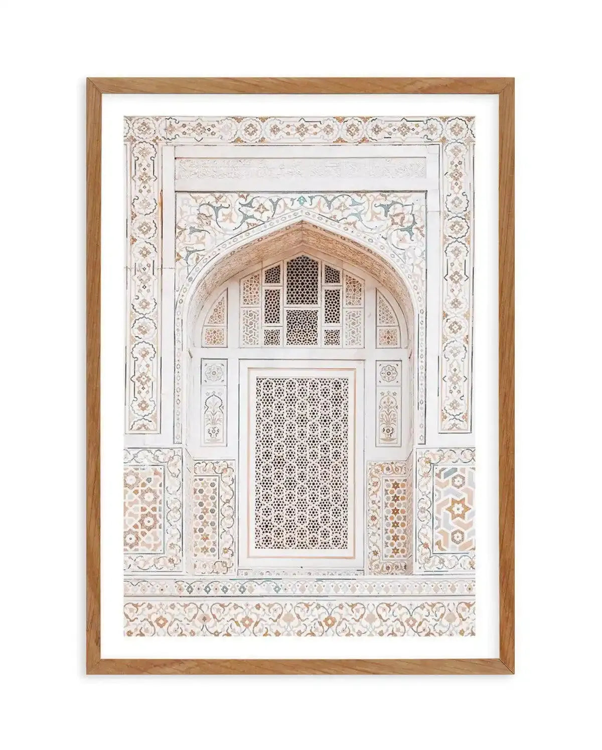 The Bohemian Arch I Art Print-Shop Australian Art Prints Online with Olive et Oriel - Our collection of Moroccan art prints offer unique wall art including moroccan arches and pink morocco doors of marrakech - this collection will add soft feminine colour to your walls and some may say bohemian style. These traditional morocco landscape photography includes desert scenes of palm trees and camel art prints - there is art on canvas and extra large wall art with fast, free shipping across Australia