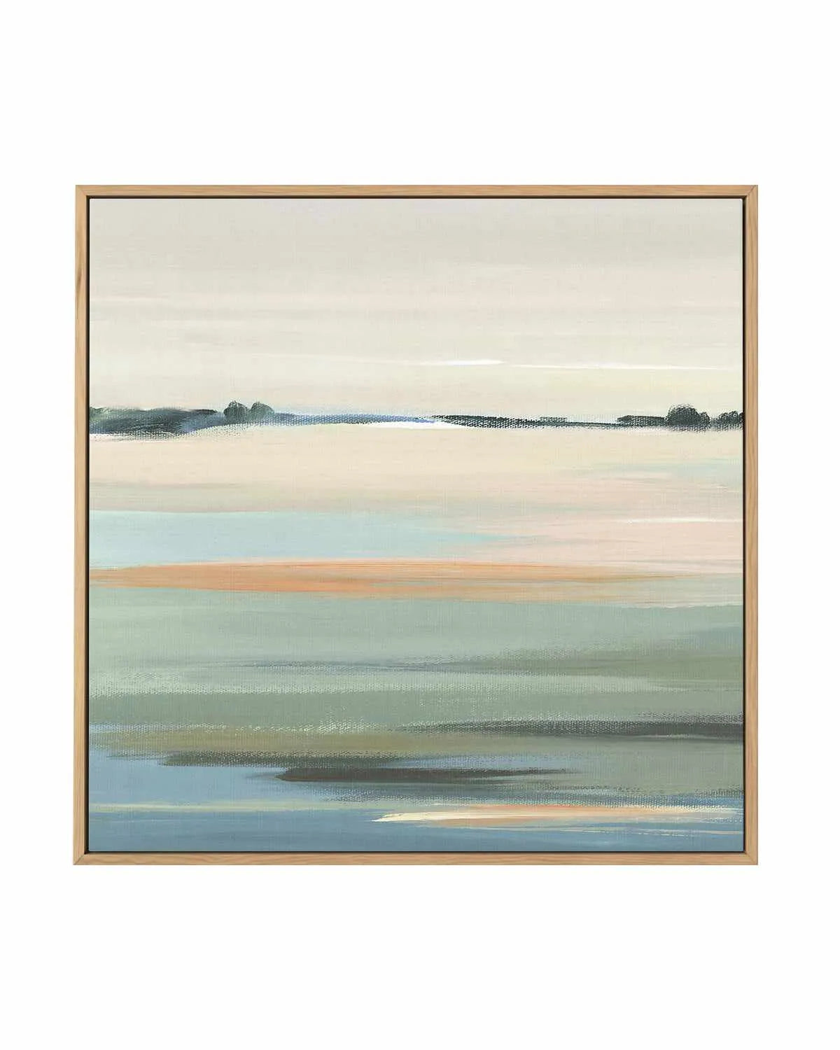 The Calm I Left SQ | Framed Canvas Art Print from Olive et Oriel where you can shop wallpaper and artworks online