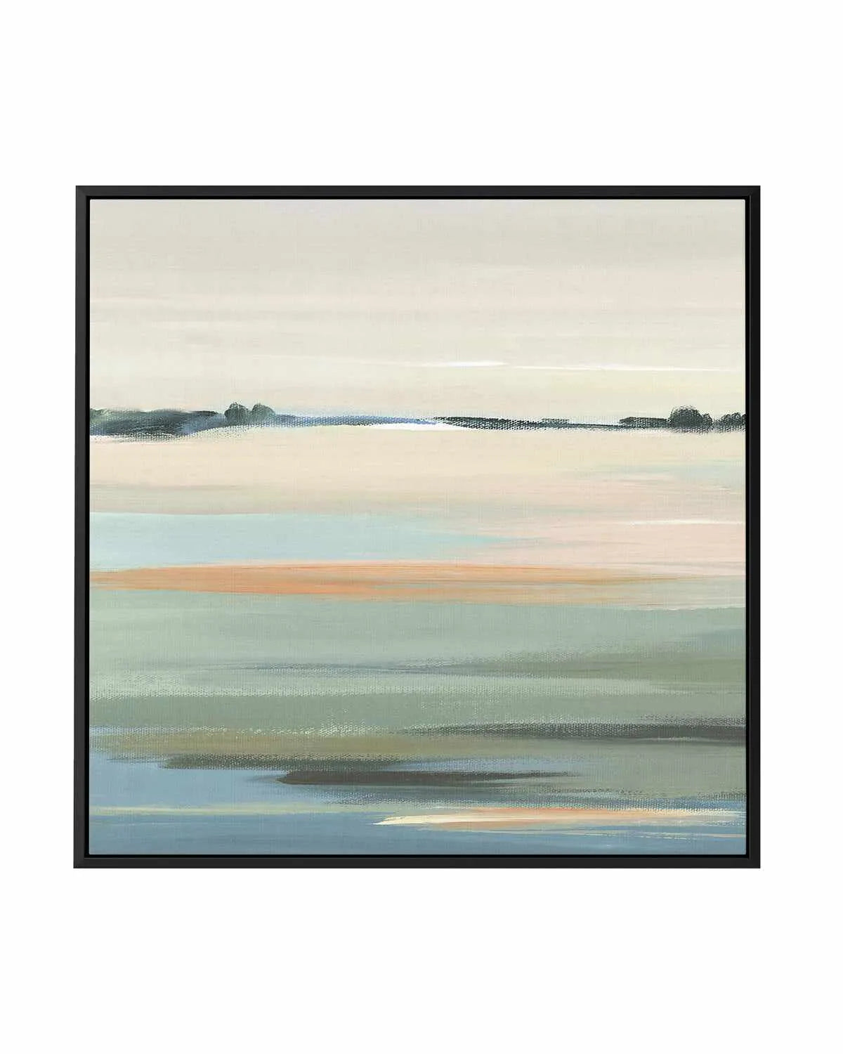 The Calm I Left SQ | Framed Canvas Art Print from Olive et Oriel where you can shop wallpaper and artworks online