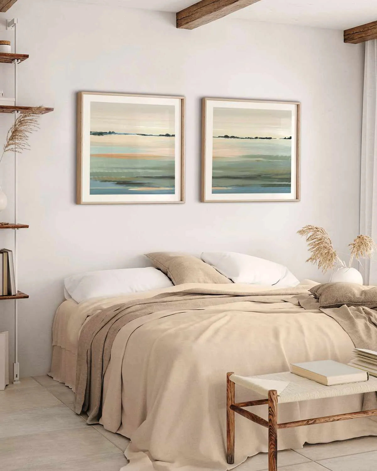 The Calm I Right SQ Art Print from Olive et Oriel where you can shop wallpaper and artworks online