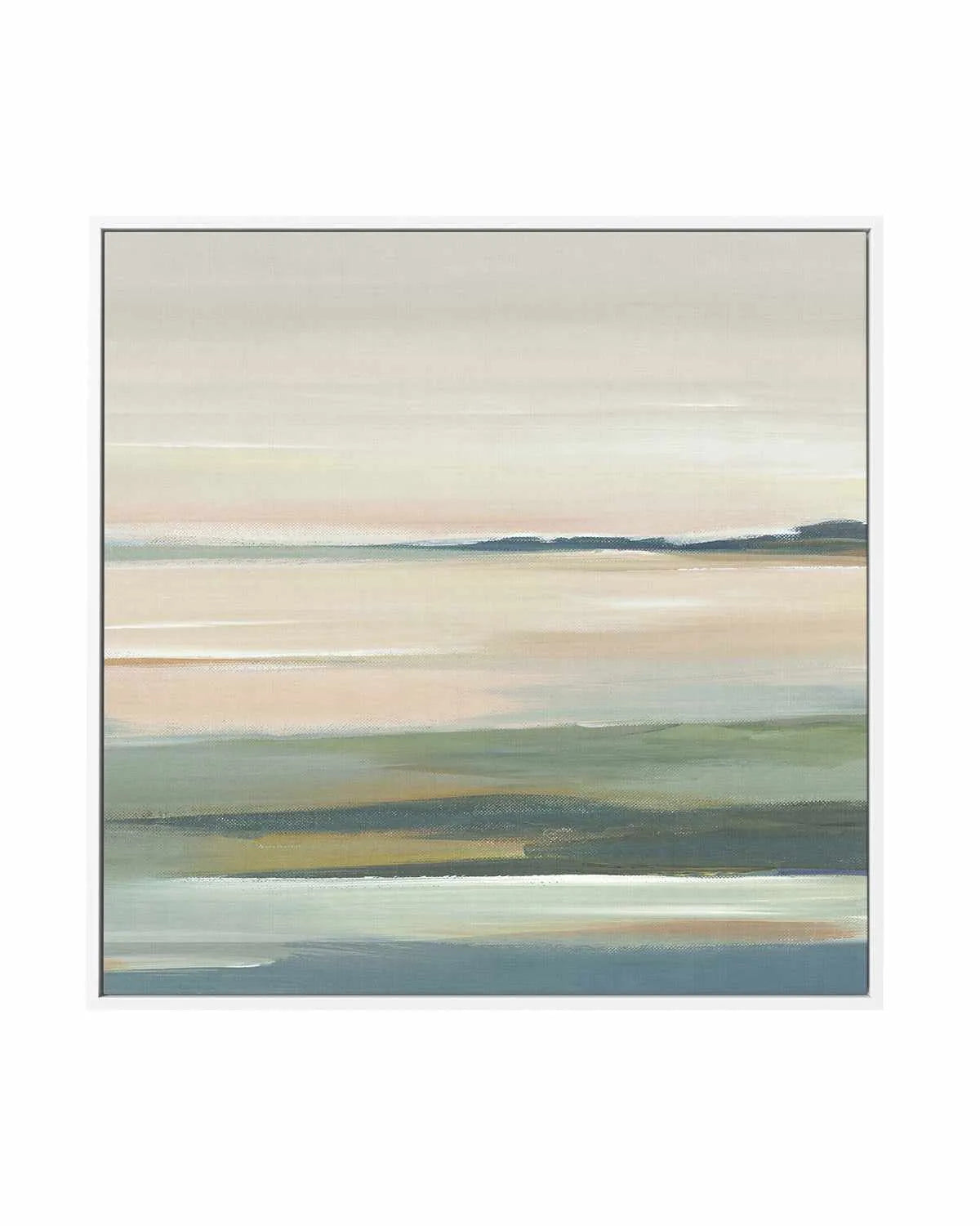 The Calm II Right SQ | Framed Canvas Art Print from Olive et Oriel where you can shop wallpaper and artworks online