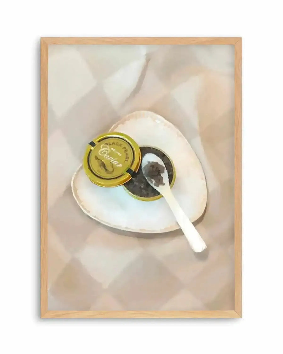 The Caviar Art Print from Olive et Oriel where you can shop wallpaper and artworks online