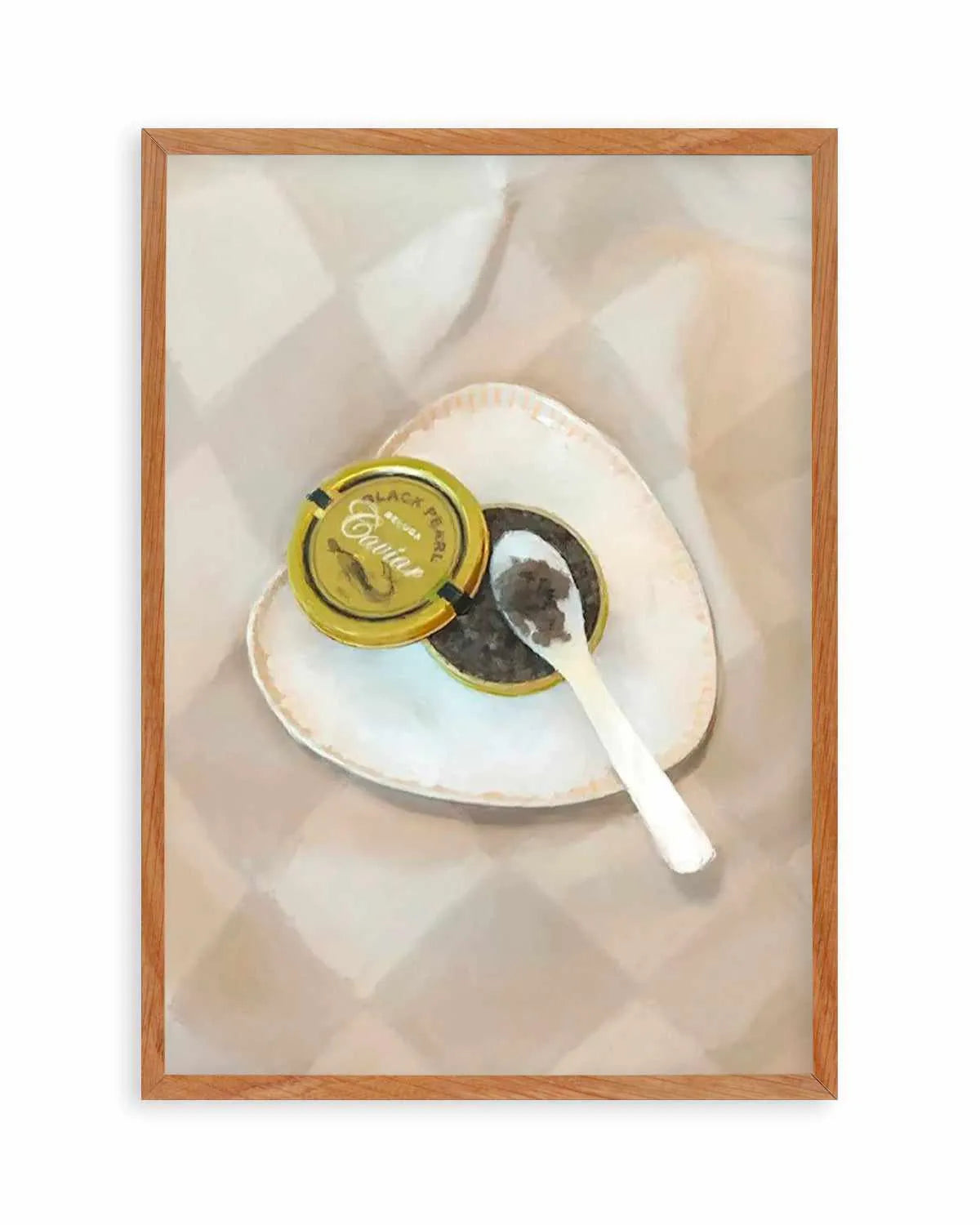 The Caviar Art Print from Olive et Oriel where you can shop wallpaper and artworks online