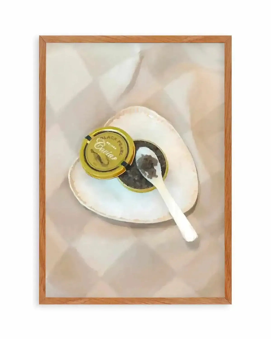 The Caviar Art Print from Olive et Oriel where you can shop wallpaper and artworks online