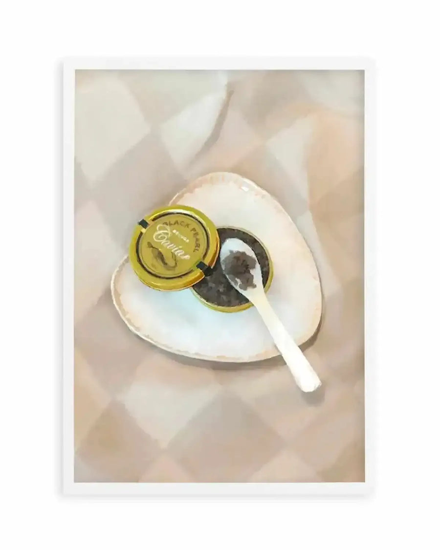 The Caviar Art Print from Olive et Oriel where you can shop wallpaper and artworks online