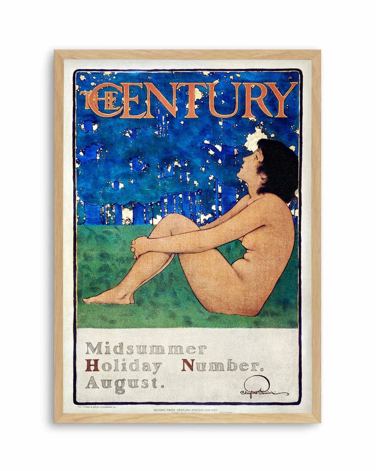 The Century Vintage Poster Art Print from Olive et Oriel where you can shop wallpaper and artworks online