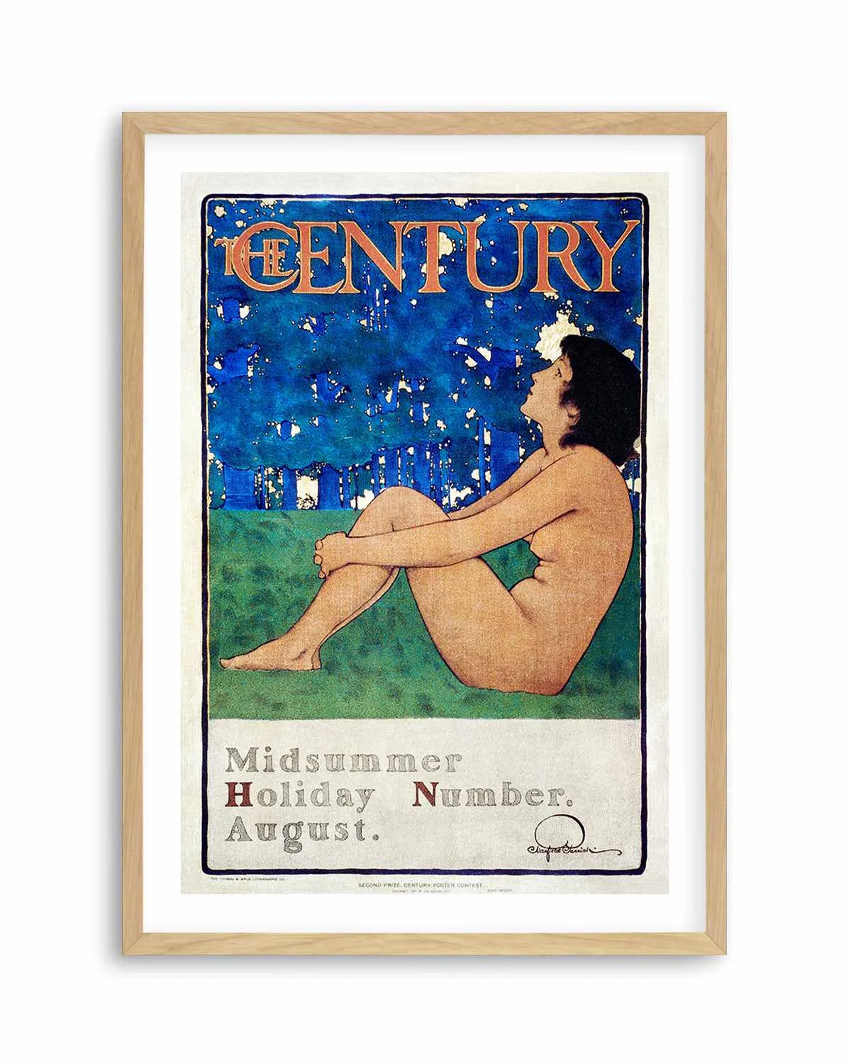 The Century Vintage Poster Art Print from Olive et Oriel where you can shop wallpaper and artworks online