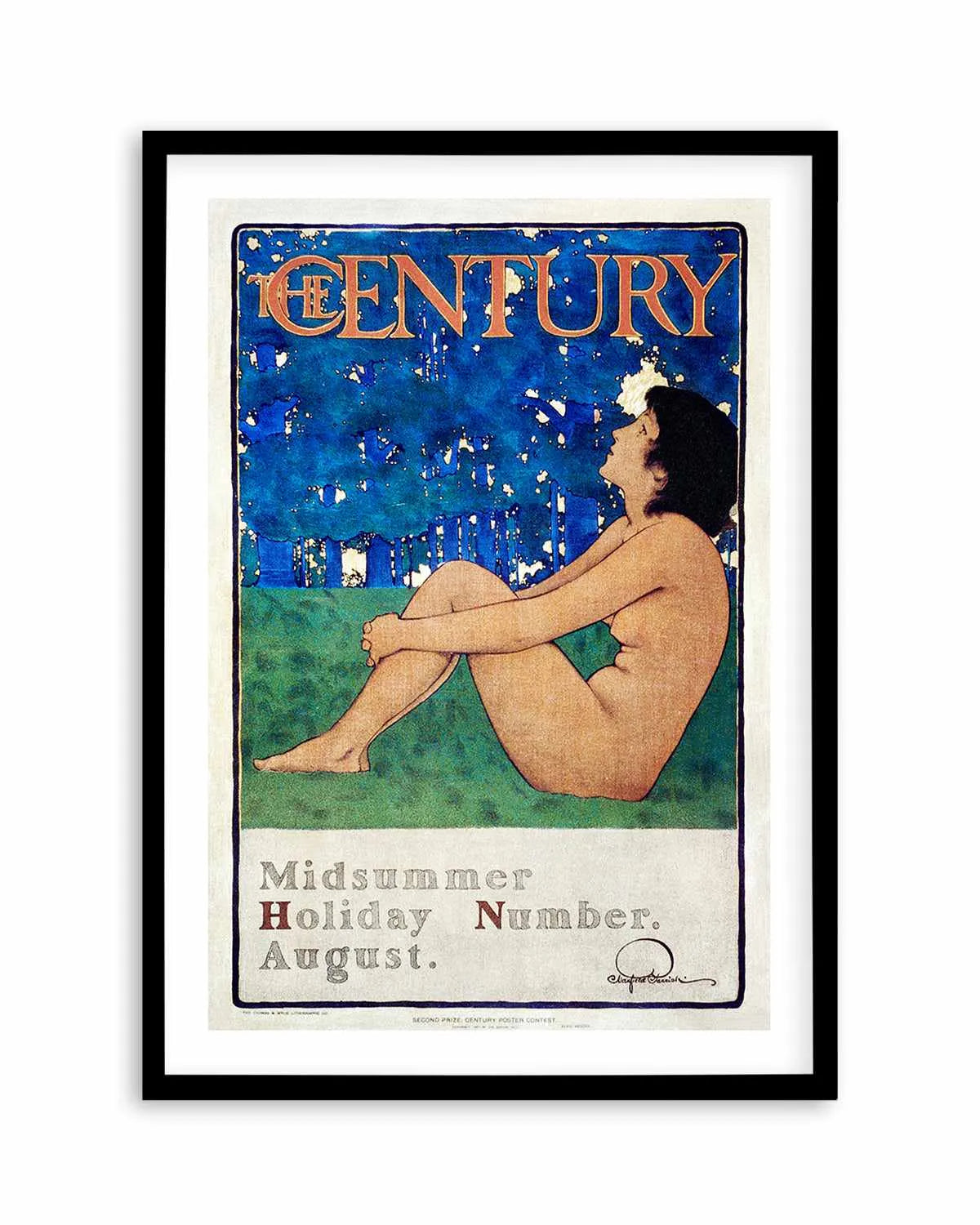 The Century Vintage Poster Art Print from Olive et Oriel where you can shop wallpaper and artworks online