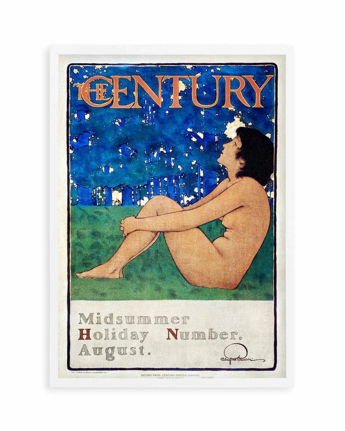 The Century Vintage Poster Art Print from Olive et Oriel where you can shop wallpaper and artworks online