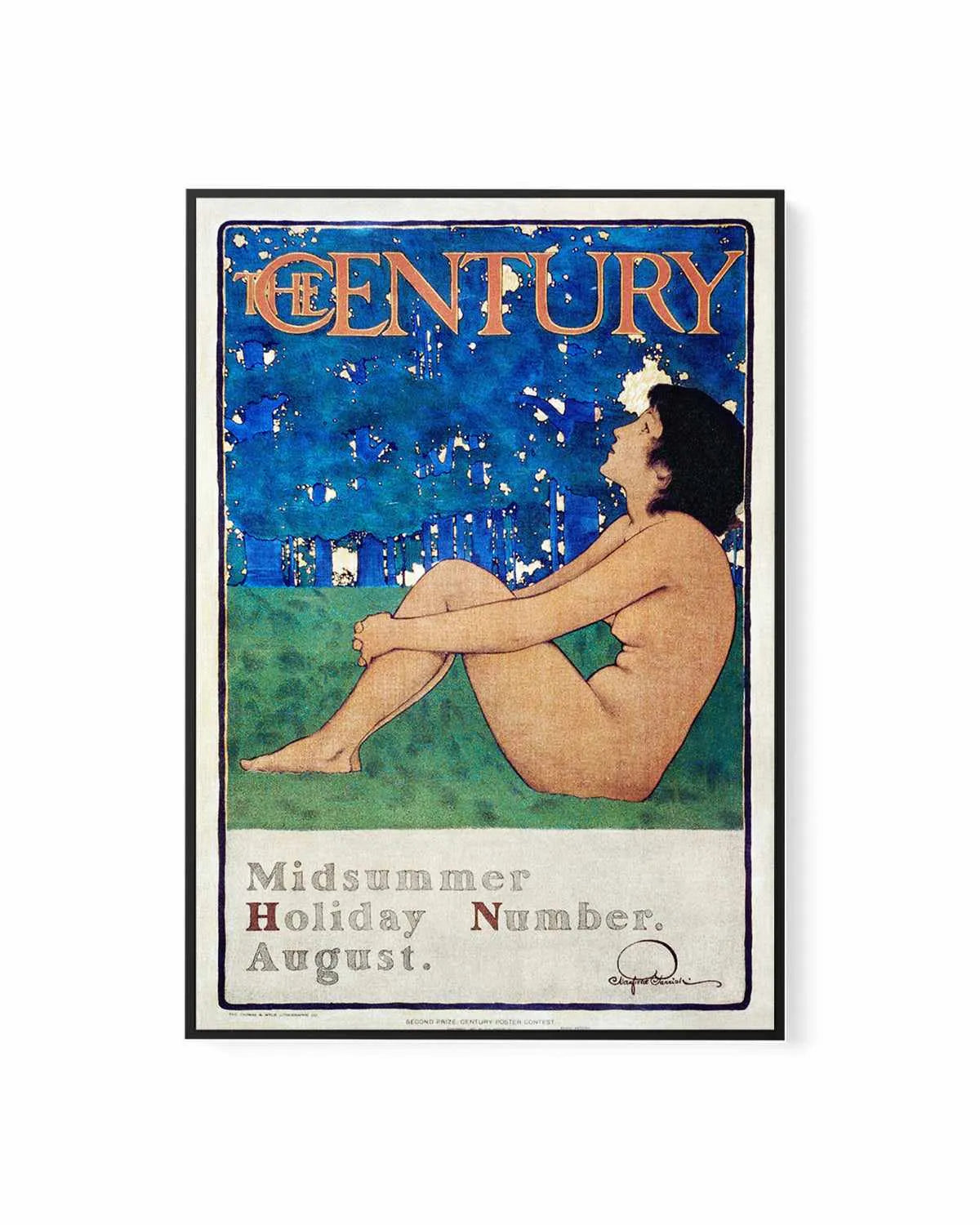 The Century Vintage Poster | Framed Canvas Art Print from Olive et Oriel where you can shop wallpaper and artworks online
