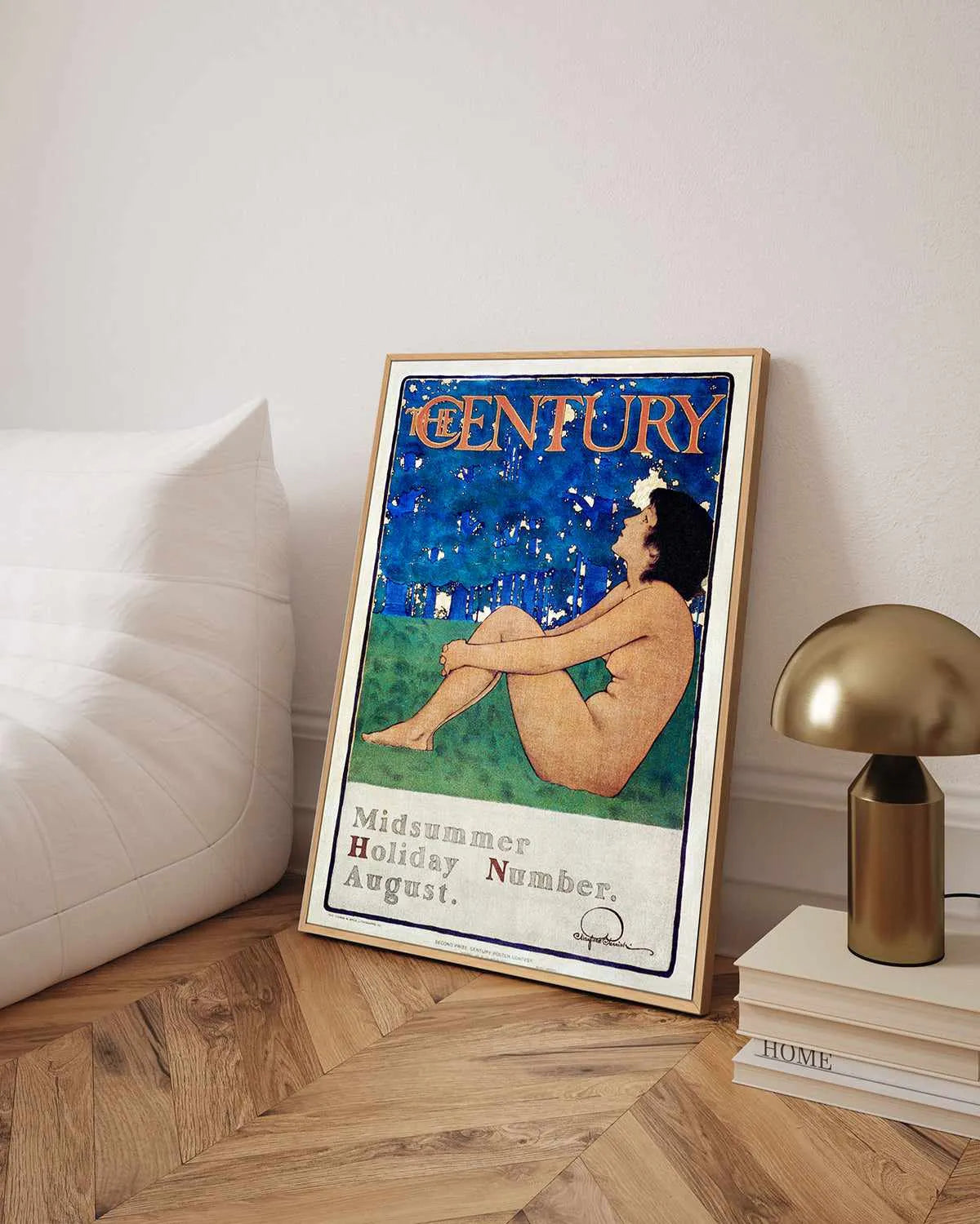 The Century Vintage Poster | Framed Canvas Art Print from Olive et Oriel where you can shop wallpaper and artworks online