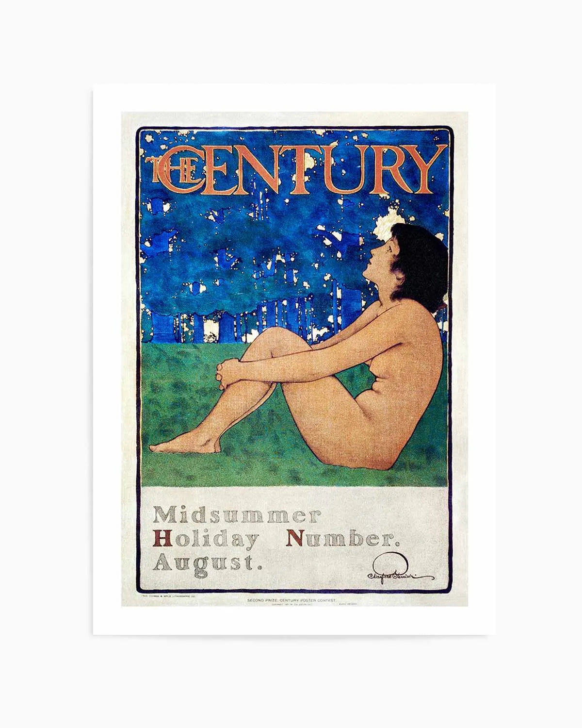 The Century Vintage Poster Art Print from Olive et Oriel where you can shop wallpaper and artworks online