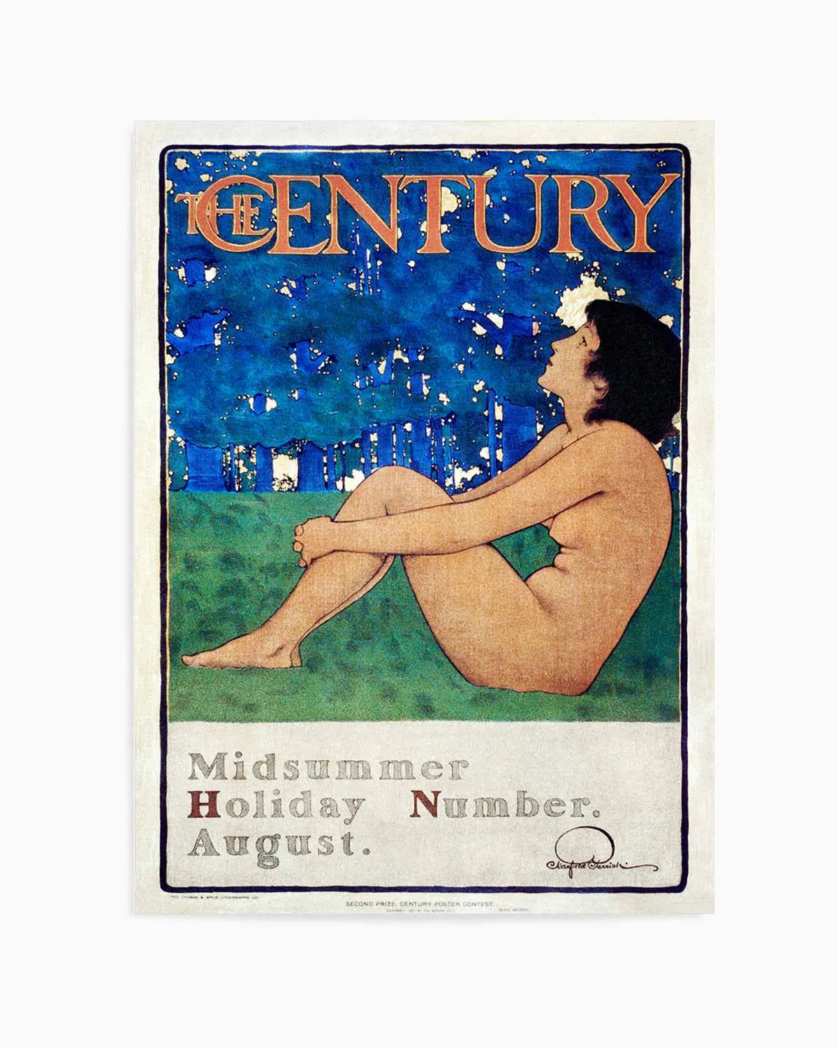 The Century Vintage Poster Art Print from Olive et Oriel where you can shop wallpaper and artworks online
