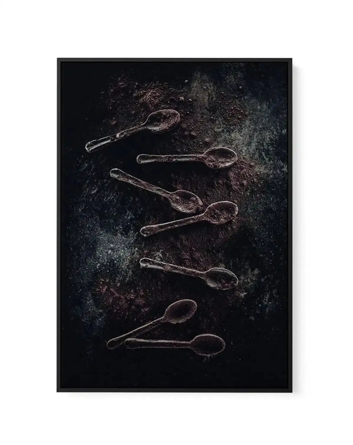 The Chocolate Spoons | Framed Canvas-CANVAS-You can shop wall art online with Olive et Oriel for everything from abstract art to fun kids wall art. Our beautiful modern art prints and canvas art are available from large canvas prints to wall art paintings and our proudly Australian artwork collection offers only the highest quality framed large wall art and canvas art Australia - You can buy fashion photography prints or Hampton print posters and paintings on canvas from Olive et Oriel and have 