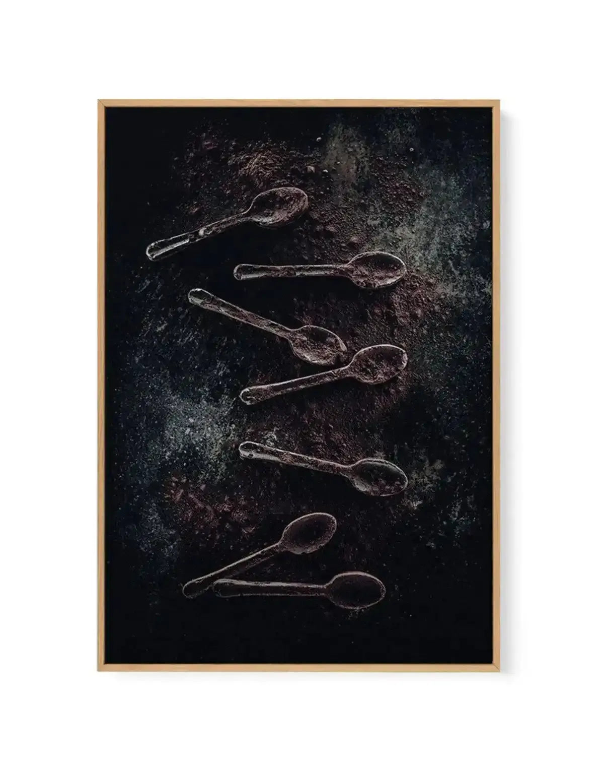 The Chocolate Spoons | Framed Canvas-CANVAS-You can shop wall art online with Olive et Oriel for everything from abstract art to fun kids wall art. Our beautiful modern art prints and canvas art are available from large canvas prints to wall art paintings and our proudly Australian artwork collection offers only the highest quality framed large wall art and canvas art Australia - You can buy fashion photography prints or Hampton print posters and paintings on canvas from Olive et Oriel and have 