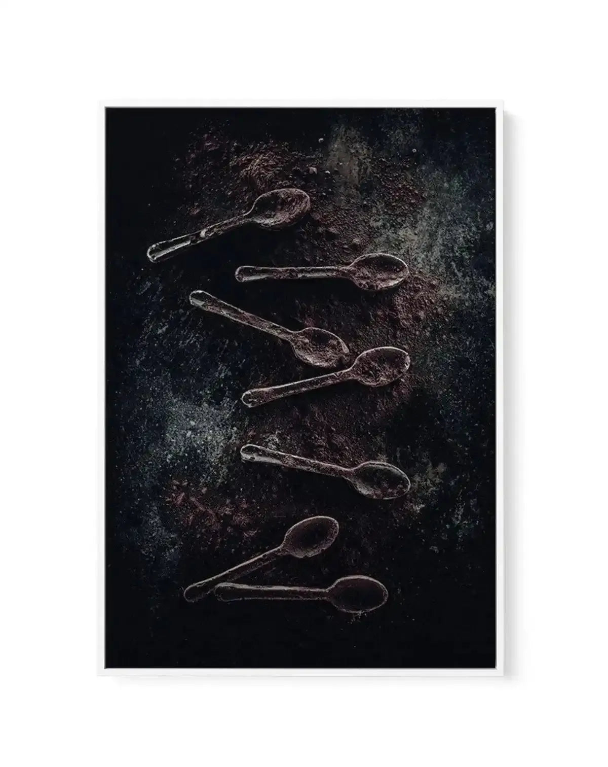 The Chocolate Spoons | Framed Canvas-CANVAS-You can shop wall art online with Olive et Oriel for everything from abstract art to fun kids wall art. Our beautiful modern art prints and canvas art are available from large canvas prints to wall art paintings and our proudly Australian artwork collection offers only the highest quality framed large wall art and canvas art Australia - You can buy fashion photography prints or Hampton print posters and paintings on canvas from Olive et Oriel and have 