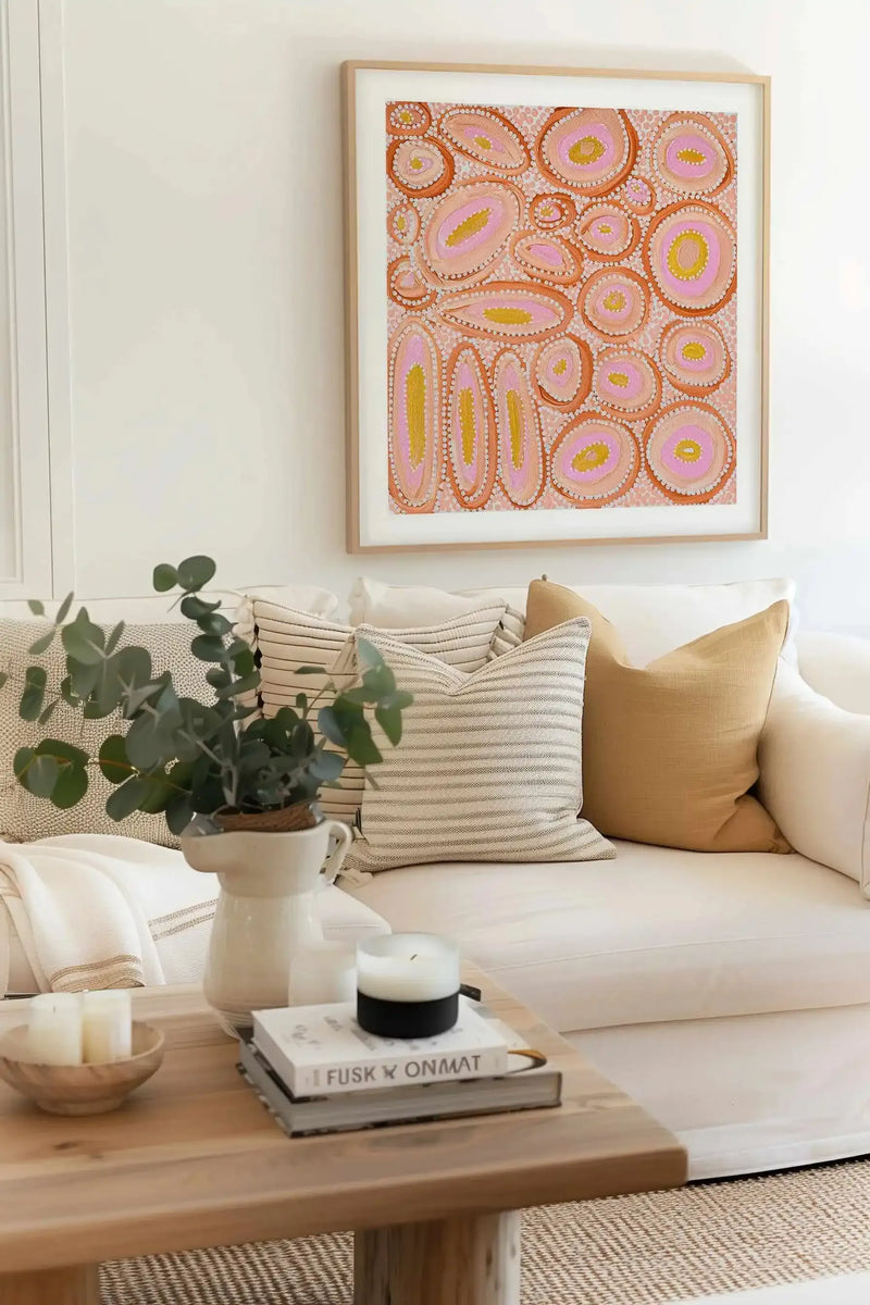 The Circle of Life by Bigi Nagala | Art Print from Olive et Oriel where you can shop wallpaper and artworks online