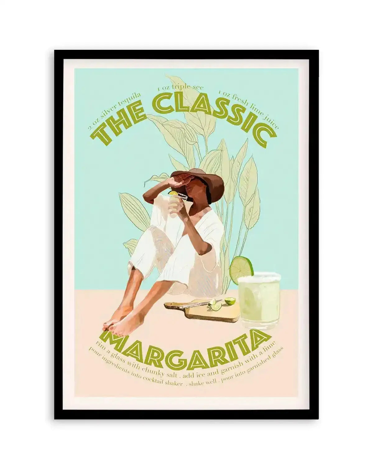 The Classic Margarita By Jenny Liz Rome Art Print from Olive et Oriel where you can shop wallpaper and artworks online