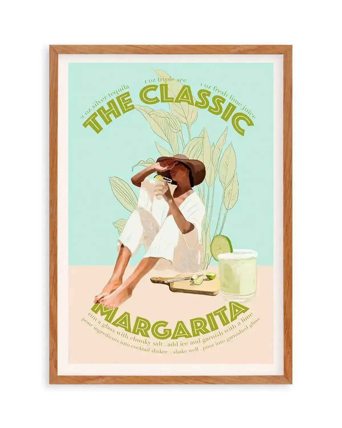 The Classic Margarita By Jenny Liz Rome Art Print from Olive et Oriel where you can shop wallpaper and artworks online