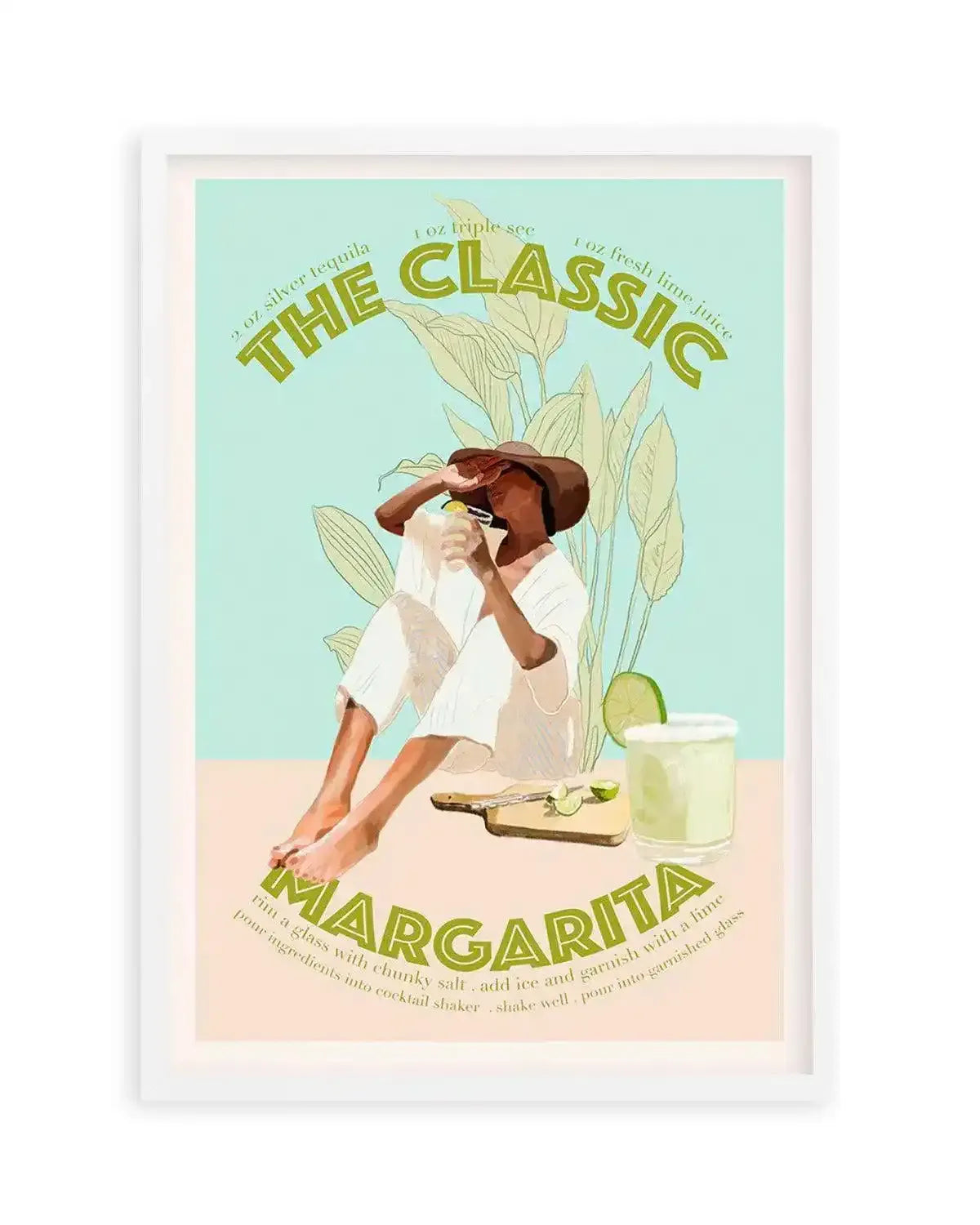 The Classic Margarita By Jenny Liz Rome Art Print from Olive et Oriel where you can shop wallpaper and artworks online