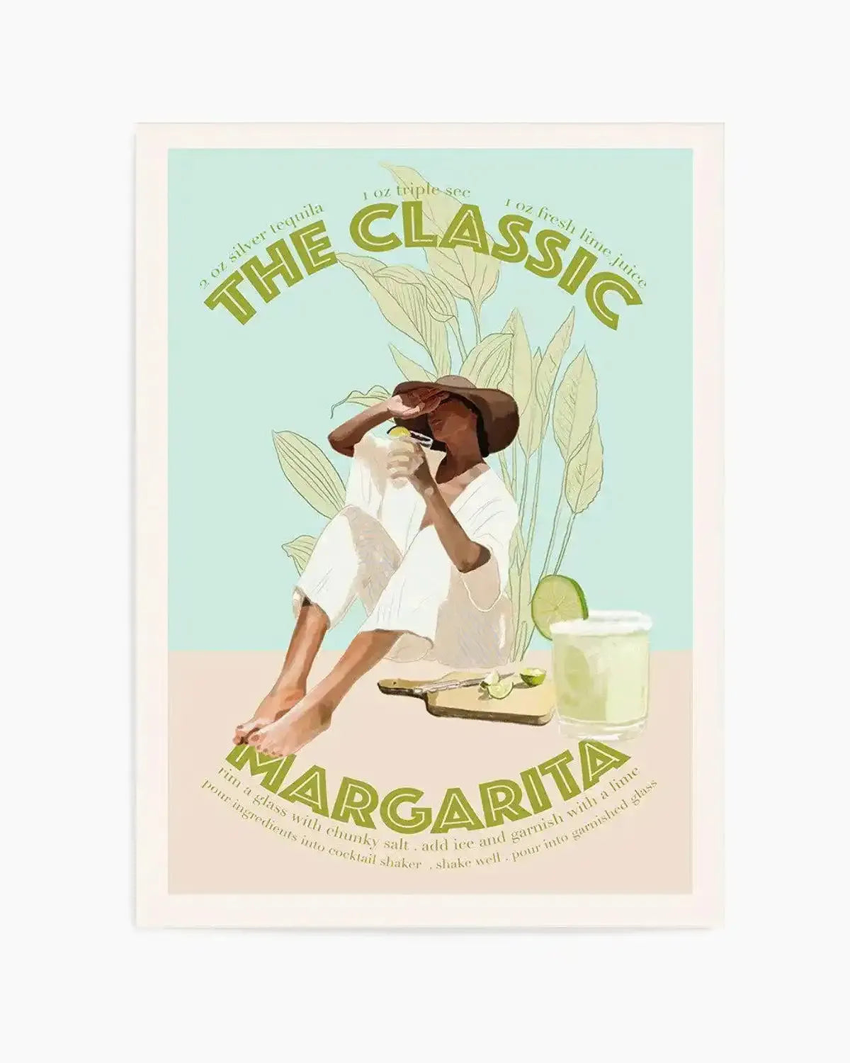 The Classic Margarita By Jenny Liz Rome Art Print from Olive et Oriel where you can shop wallpaper and artworks online