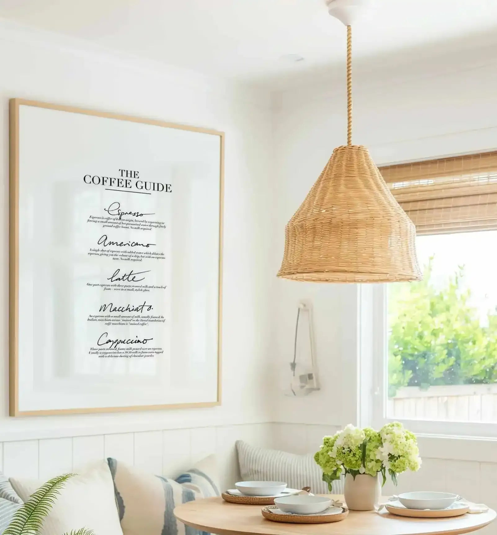 The Coffee Guide Art Print from Olive et Oriel where you can shop wallpaper and artworks online