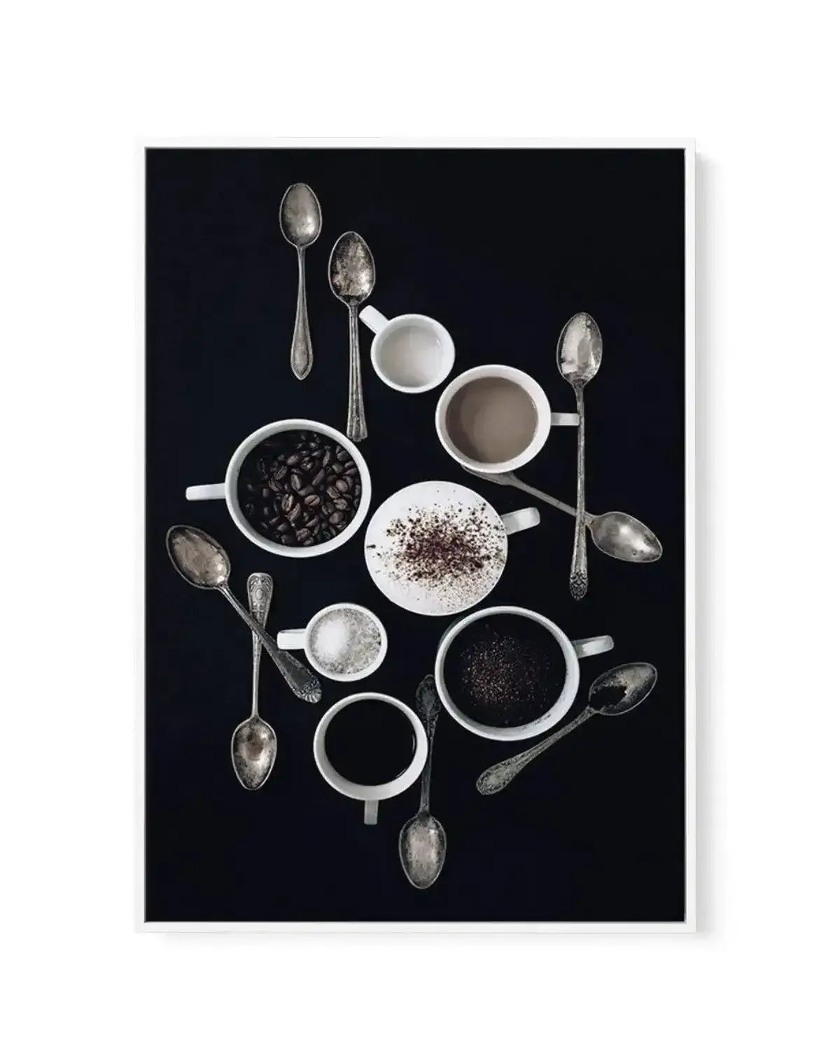 The Coffee Shot | Framed Canvas-CANVAS-You can shop wall art online with Olive et Oriel for everything from abstract art to fun kids wall art. Our beautiful modern art prints and canvas art are available from large canvas prints to wall art paintings and our proudly Australian artwork collection offers only the highest quality framed large wall art and canvas art Australia - You can buy fashion photography prints or Hampton print posters and paintings on canvas from Olive et Oriel and have them 