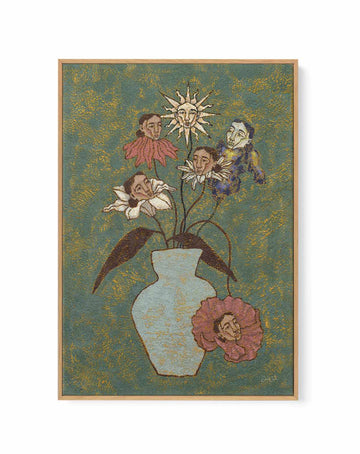 The Council by Julie Celina | Framed Canvas Art Print from Olive et Oriel where you can shop wallpaper and artworks online