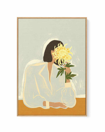 The Chrysanthemum by Arty Guava | Framed Canvas Art Print from Olive et Oriel where you can shop wallpaper and artworks online