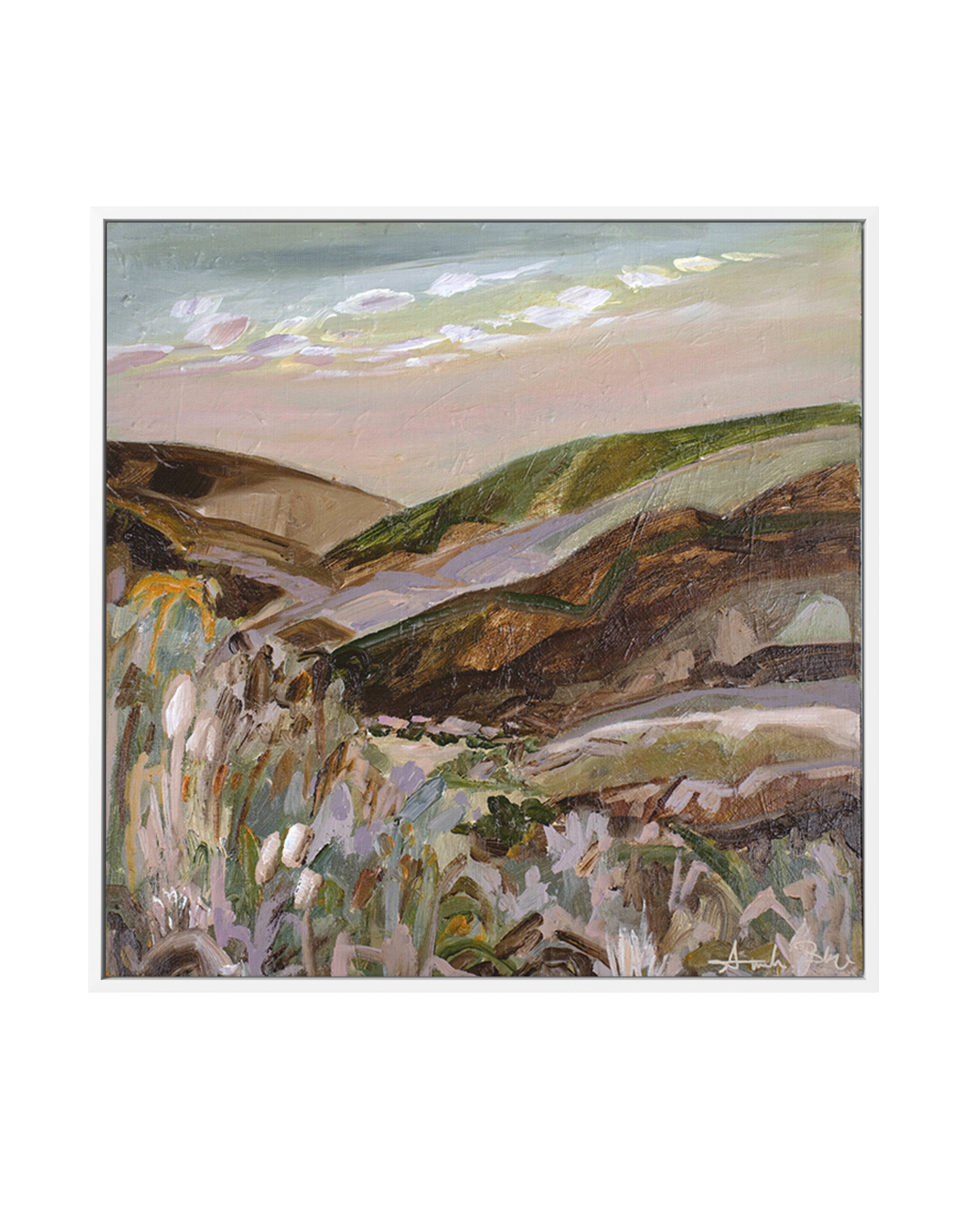 The Day WE Met by Amanda Skye | Framed Canvas Art Print from Olive et Oriel where you can shop wallpaper and artworks online