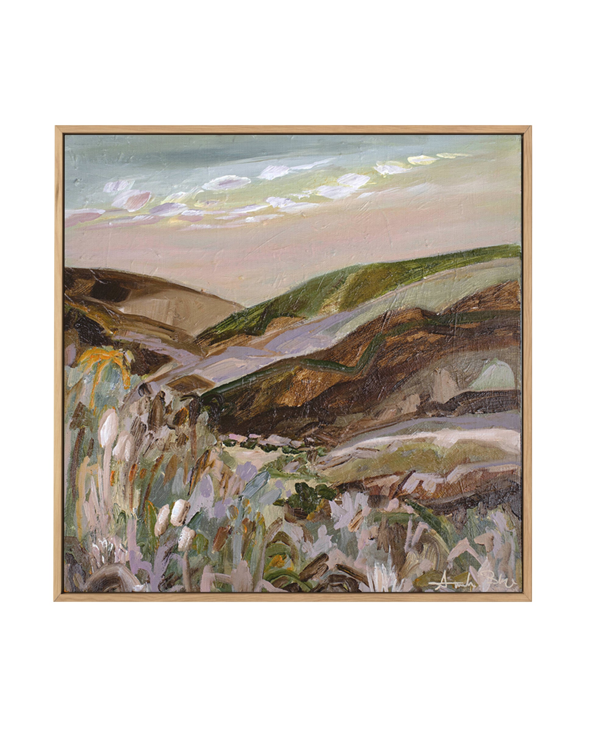 The Day WE Met by Amanda Skye | Framed Canvas Art Print from Olive et Oriel where you can shop wallpaper and artworks online