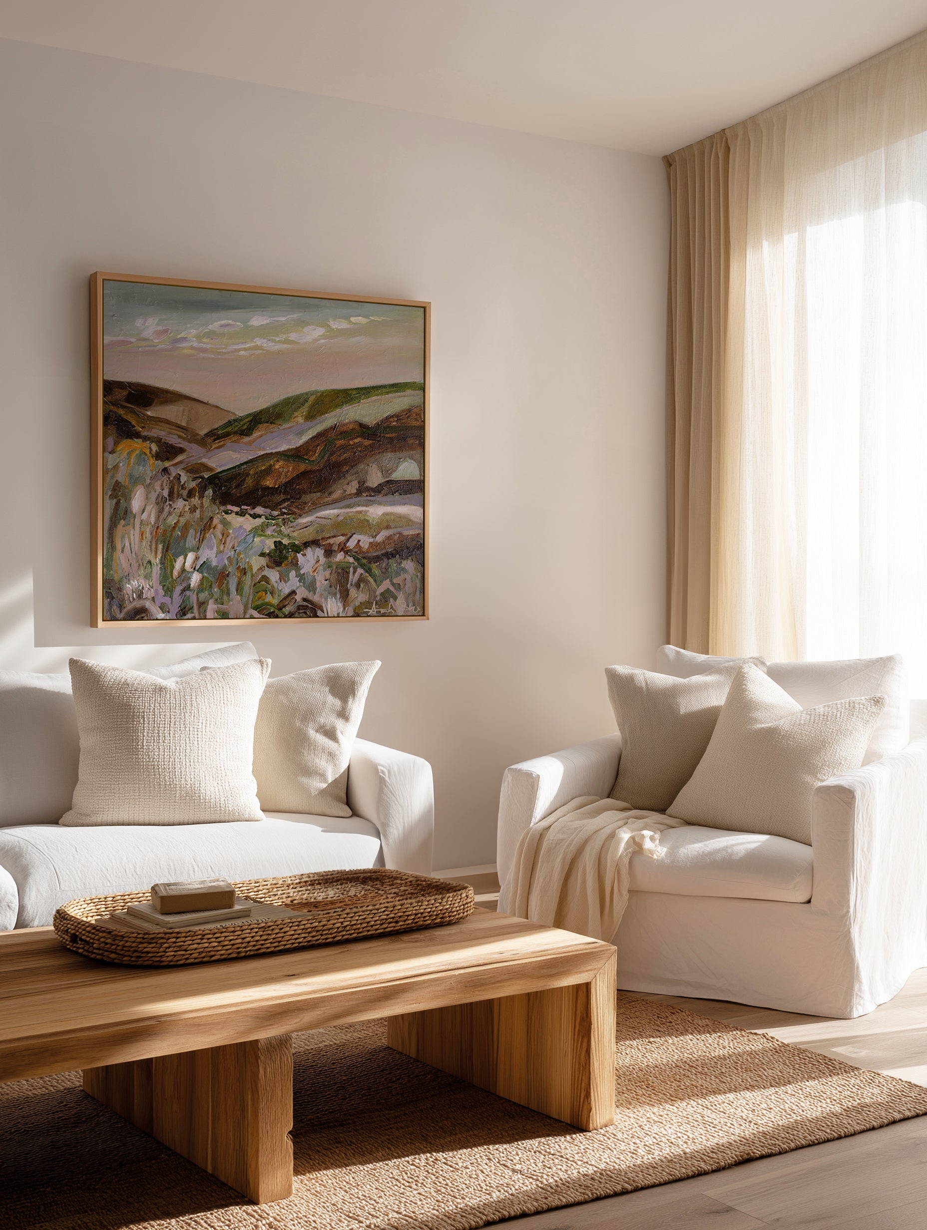 The Day WE Met by Amanda Skye | Framed Canvas Art Print from Olive et Oriel where you can shop wallpaper and artworks online