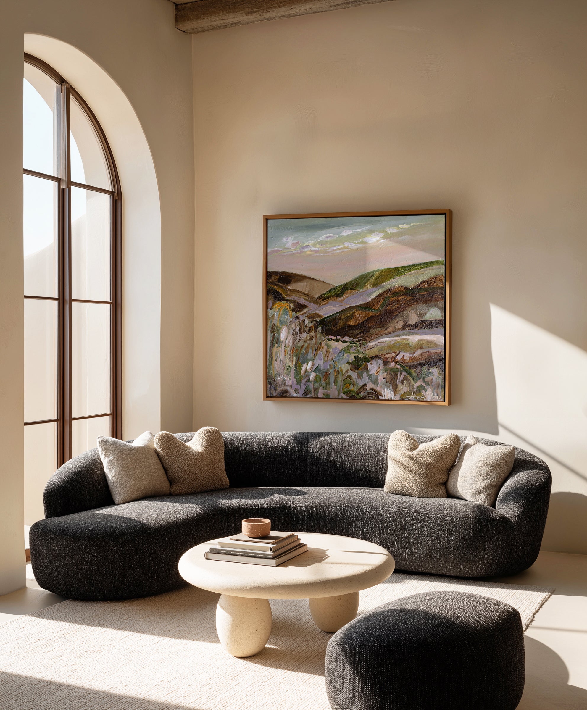 The Day WE Met by Amanda Skye | Framed Canvas Art Print from Olive et Oriel where you can shop wallpaper and artworks online