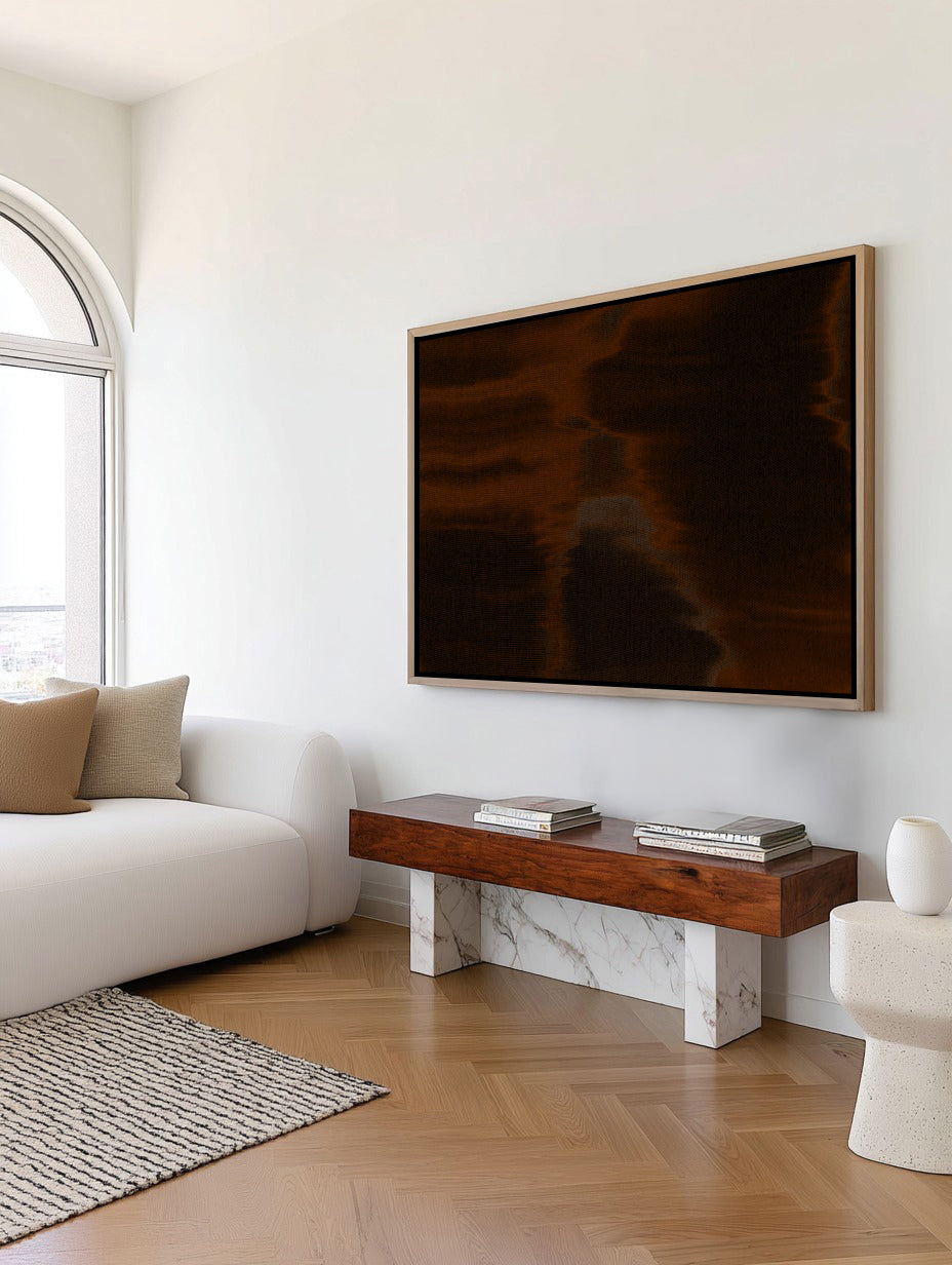 The Dialogue by Shatha Al Dafai | Framed Canvas Art Print