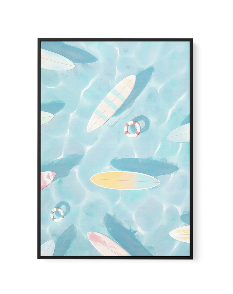 The Float I | Framed Canvas Art Print