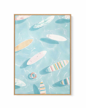 The Float II | Framed Canvas Art Print from Olive et Oriel where you can shop wallpaper and artworks online