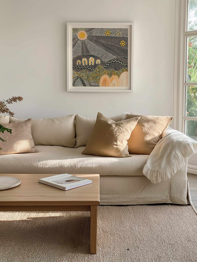 The Four of Us by Domica Hill | Art Print from Olive et Oriel where you can shop wallpaper and artworks online