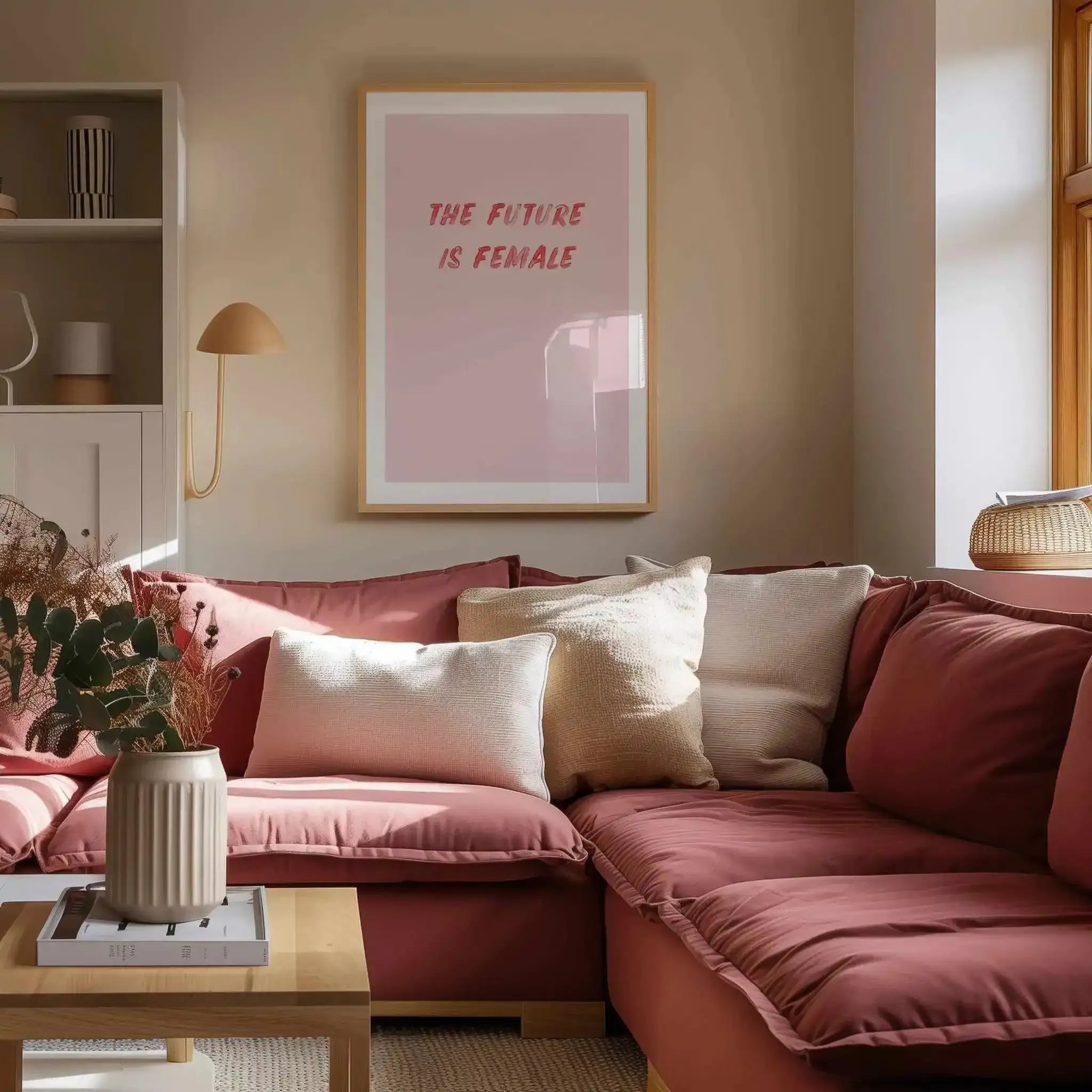 The Future Is Female Art Print from Olive et Oriel where you can shop wallpaper and artworks online