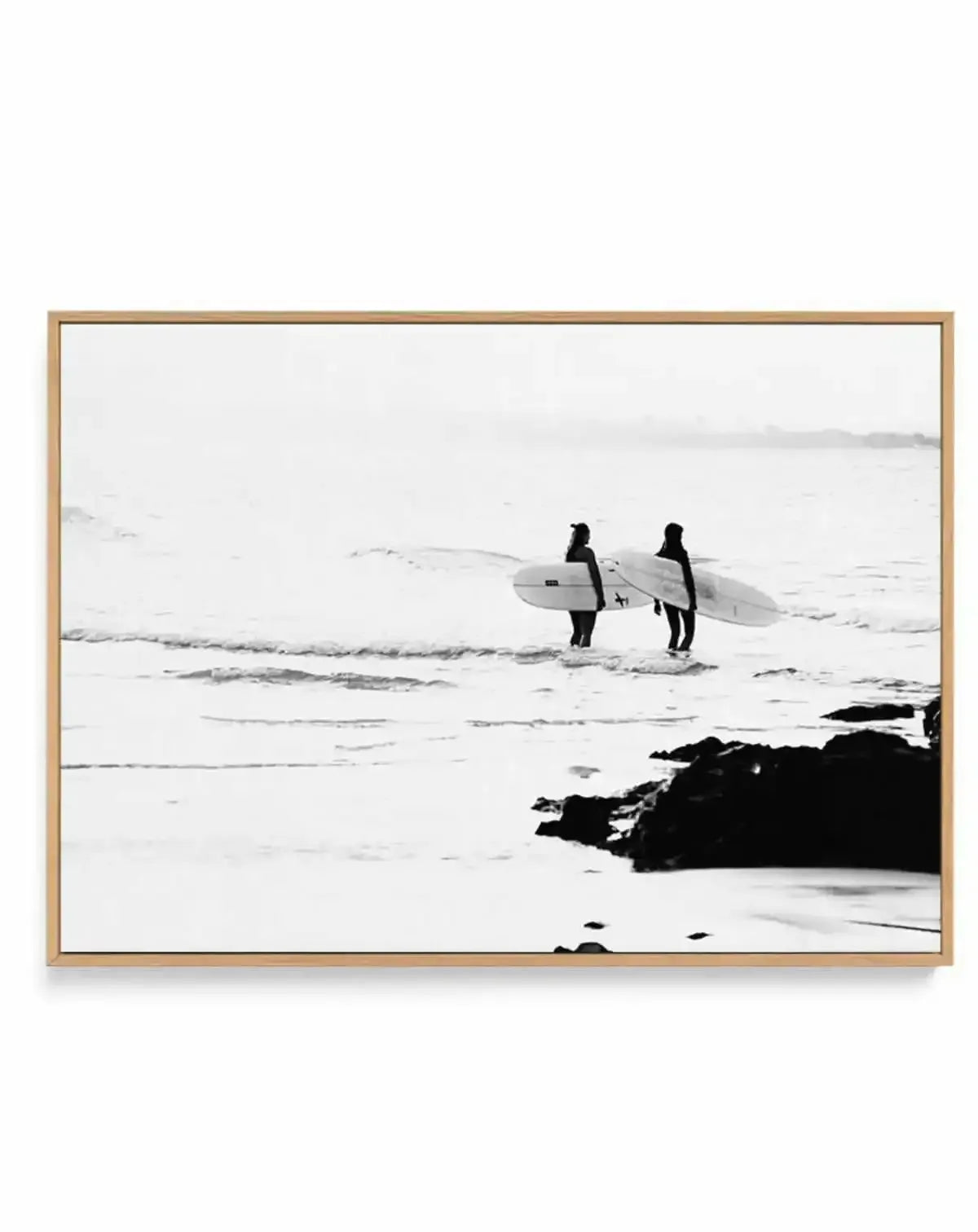 The Girls | Byron Bay | Framed Canvas Art Print from Olive et Oriel where you can shop wallpaper and artworks online