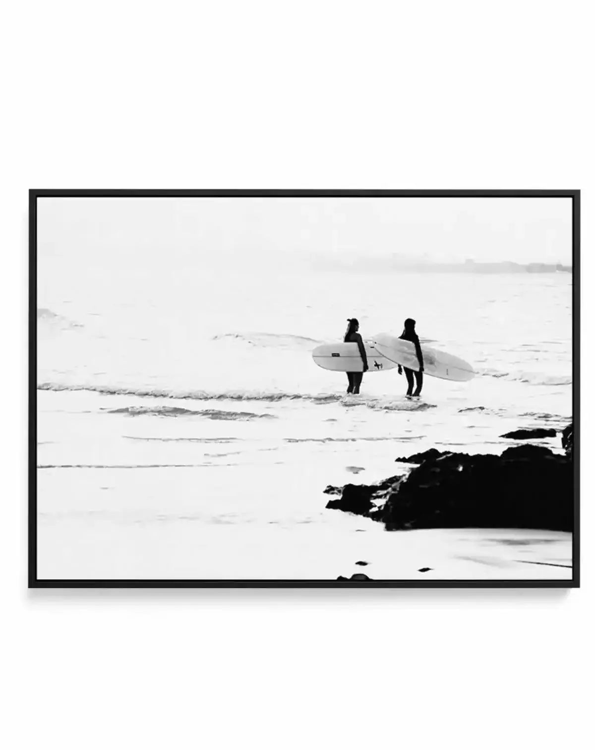 The Girls | Byron Bay | Framed Canvas-CANVAS-You can shop wall art online with Olive et Oriel for everything from abstract art to fun kids wall art. Our beautiful modern art prints and canvas art are available from large canvas prints to wall art paintings and our proudly Australian artwork collection offers only the highest quality framed large wall art and canvas art Australia - You can buy fashion photography prints or Hampton print posters and paintings on canvas from Olive et Oriel and have