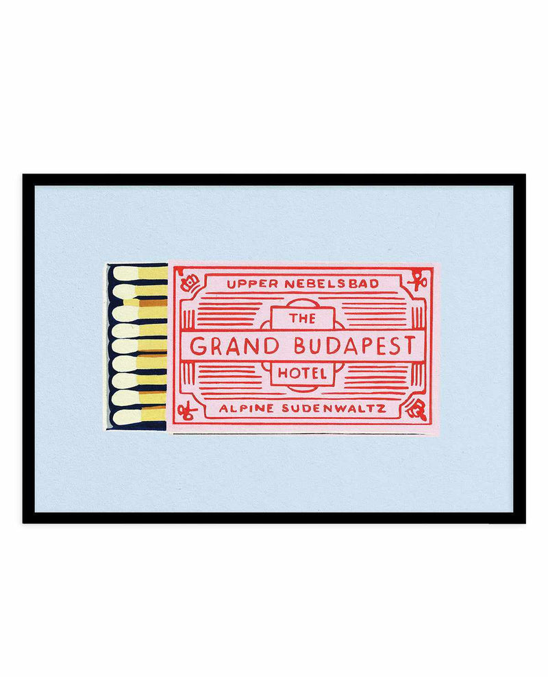 The Grand Budapest Hotel Poster By Studio Mandariin | Art Print