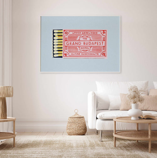 The Grand Budapest Hotel Poster By Studio Mandariin | Art Print