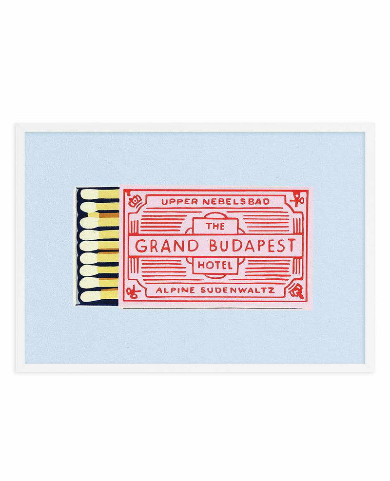 The Grand Budapest Hotel Poster By Studio Mandariin | Art Print
